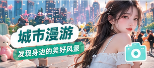 城市漫游生活主题视觉